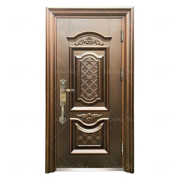 Metal Steel Doors Front Entry Metal Door Exterior Waterproof High Quality From China Steel Security Doors for Home