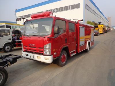 ISUZU 700P Rescue Fire Truck , 4 Tons 190HP Wildland Fire Trucks Good Performance