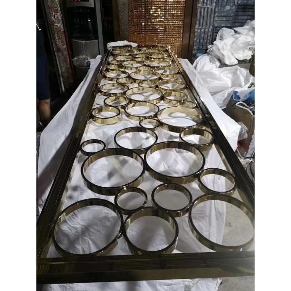 Plating Contemporary Metal Wall Screen , Hanging Abstract Metal Wall Art Sculpture