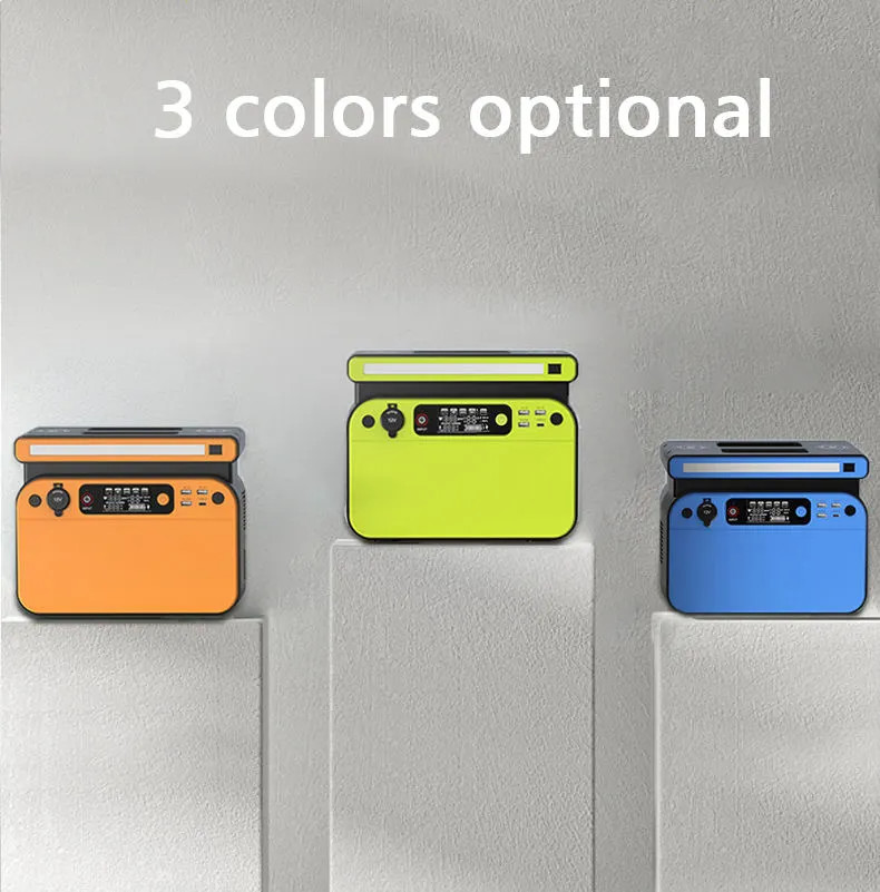 OEM ODM LiFePO4 литийная батарея 500w портативная солнечная электростанция генератор литий с светодиодным дисплеем