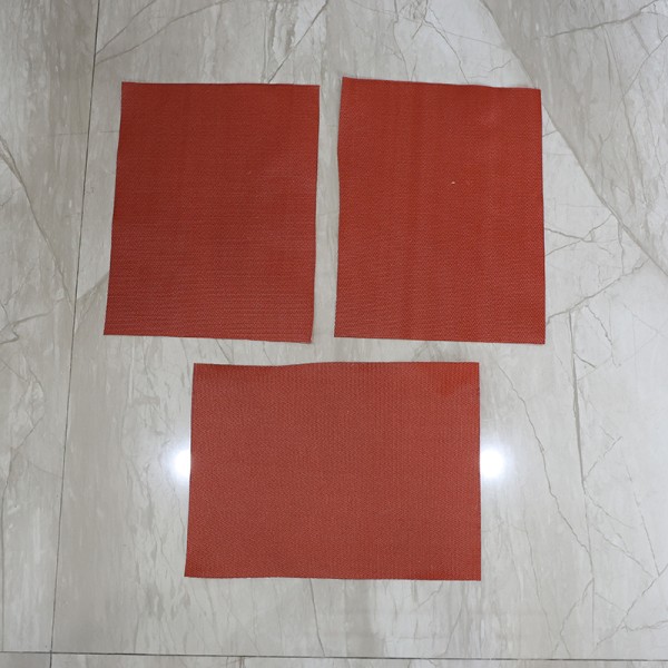 0.8mm Double Side Silicone Coated Fiberglass Fabric For Oil And Gas Heat Protection