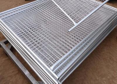 Welded Construction Temporary Chain Link Fence Panels Low Carbon Steel