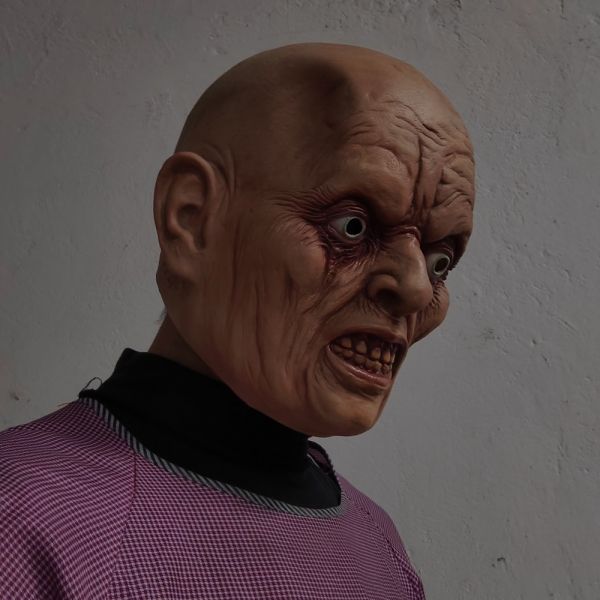 Breathable and Comfortable Latex Creepy Mask One Size Fit Most for Spooky Entertainment