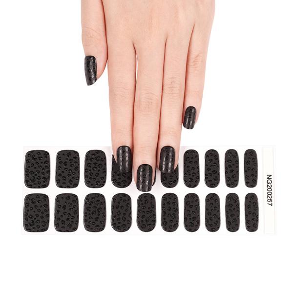 New design gel nail wraps New design Gel nail stickers with UV lamp