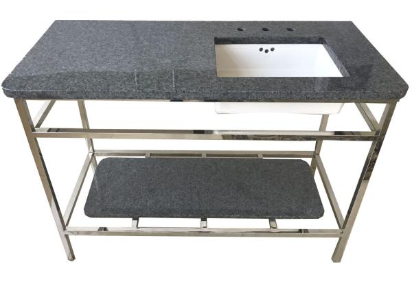 304# polishedfinish stainless steel metal hotel bathroom vanity/bathroom cabinet