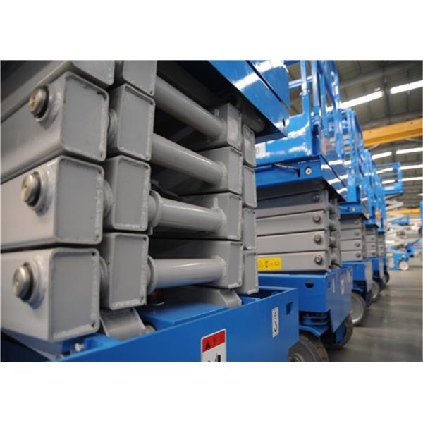 680kg 16m Rough Terrain Scissor Lift Wide Work Surface Automatic Sturdy