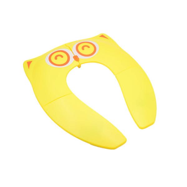 Padded Potty Seat Covers Foldable Baby Toilet Seat Plastic Material SGS Approval