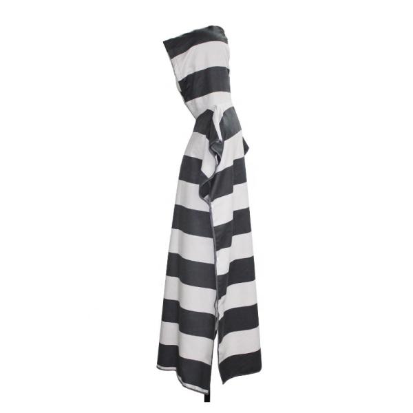 Custom Microfiber Poncho Hooded Beach Towel For Adults And Kids Knitted Sports Pattern Surf Robe For Swim Changing