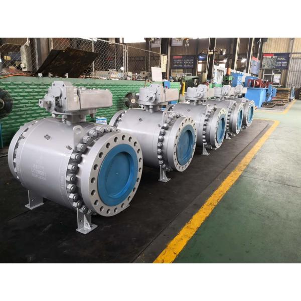 Огнезащитный труннион с монтированным металлическим к металлическому шаровым клапаном сидения