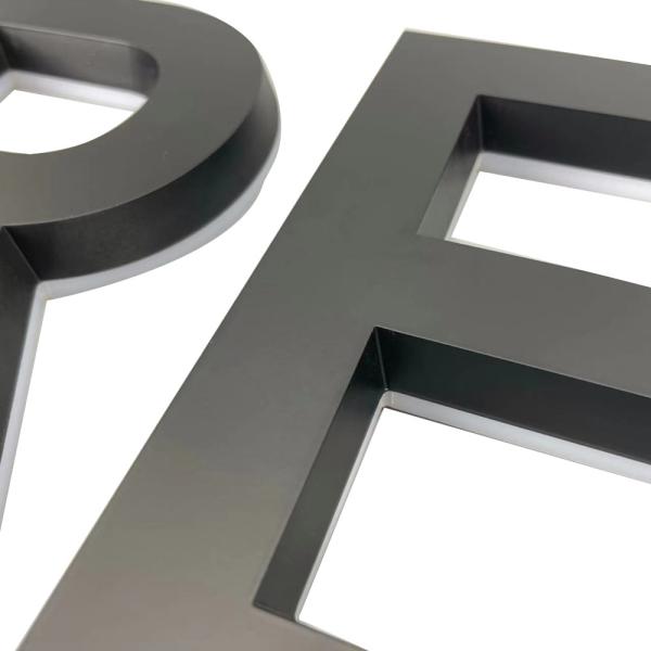 Factory Salesg High Quality Metal Luminous Backlit Words Led Lighting Letter Backlit Led Sign Letter