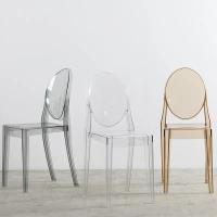 Chaise acrylique pour banquet de style victorien