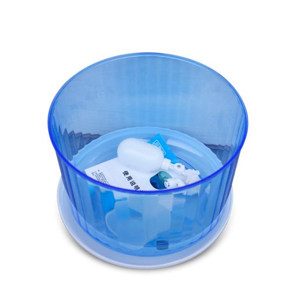 Transparent Blue 7L Mineral Water Purifier Pot ABS Material For Water Filter System