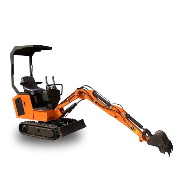 Rubber Track 12HP 0.025m3 0.8T Hydraulic Mini Excavator