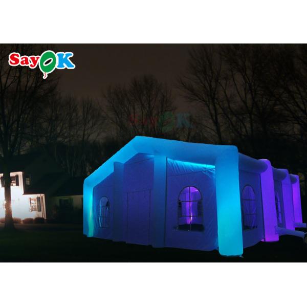 Inflatable House Tent LED Color Cube Inflatable Wedding Tent Blow Up Bubble Camping Tent