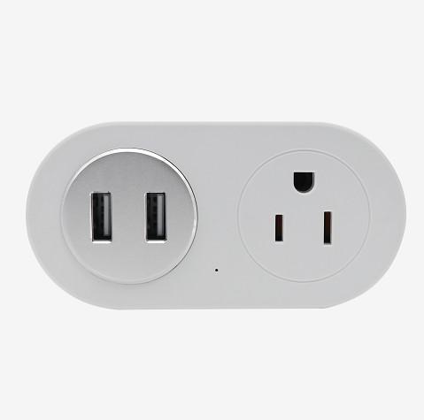 Tomada esperta de Android do soquete da tomada de US1P 2U Smart para o condicionador de ar 220v