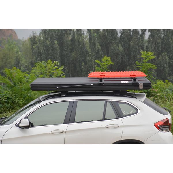 Roof Basket Outdoor Aluminum Hard Shell Roof Top Tent with LED Light Strop Cover Design