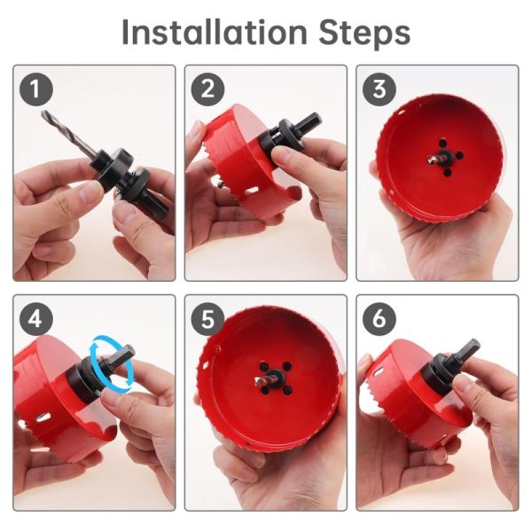 108mm (4-1/4″) M42 Cobalt Bi-Metal Hole Saw – Custom Industrial Size for Solar Junction Boxes, Cable Trays & Pump Connections