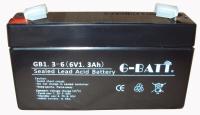 UL profundo 1.3AH do ciclo do sistema solar bateria ácida de 6 volts