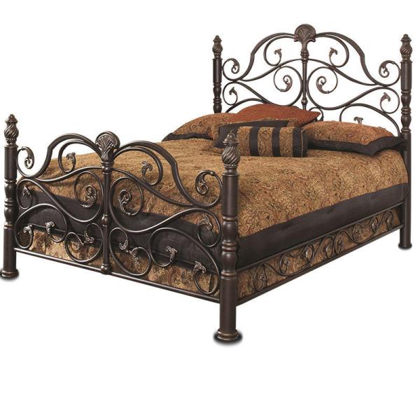 Iron Full King Size ODM 0.6mm Metal Double Loft Bed
