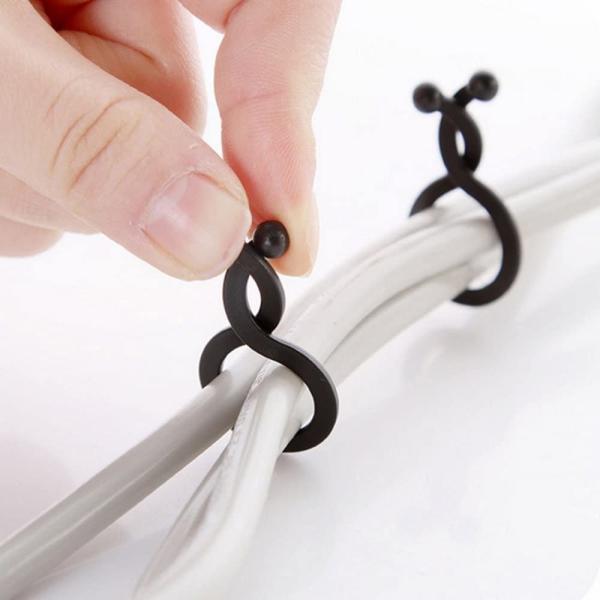 Saddle Mount Wall Mount Screw Holder Nylon 66 Flat Head Tie Holder 1/2