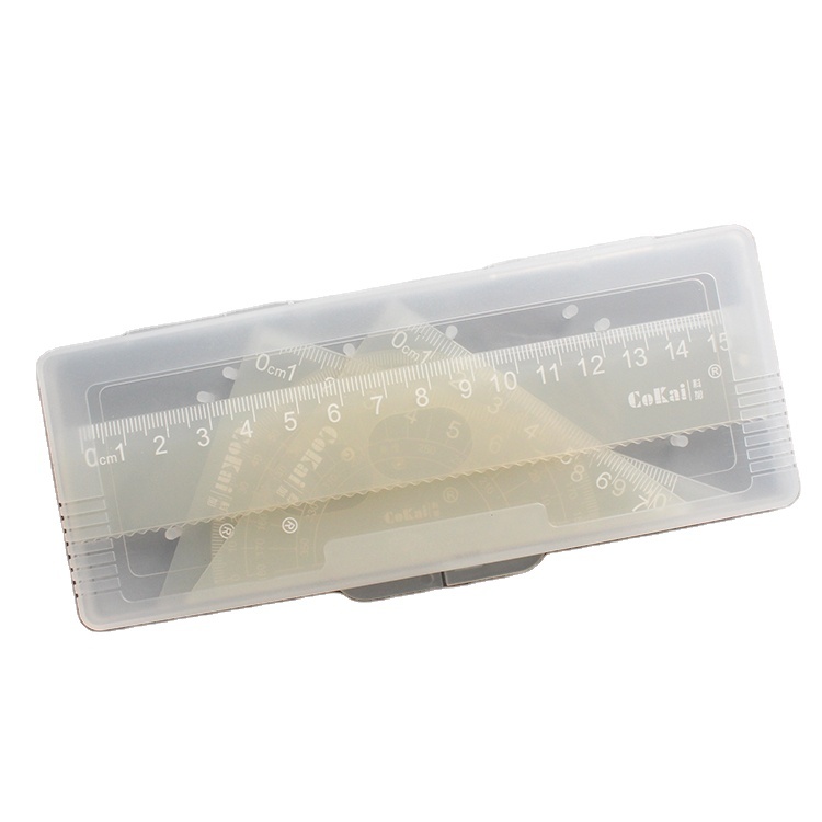 Wholesale Student High Quality Stationery Set Small Plastic Rulers For School