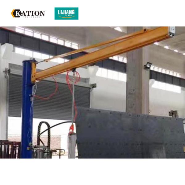 Sistemas de levantamento da grua de poupança de energia do vácuo, guindaste de patíbulo de vidro do elevador do vácuo