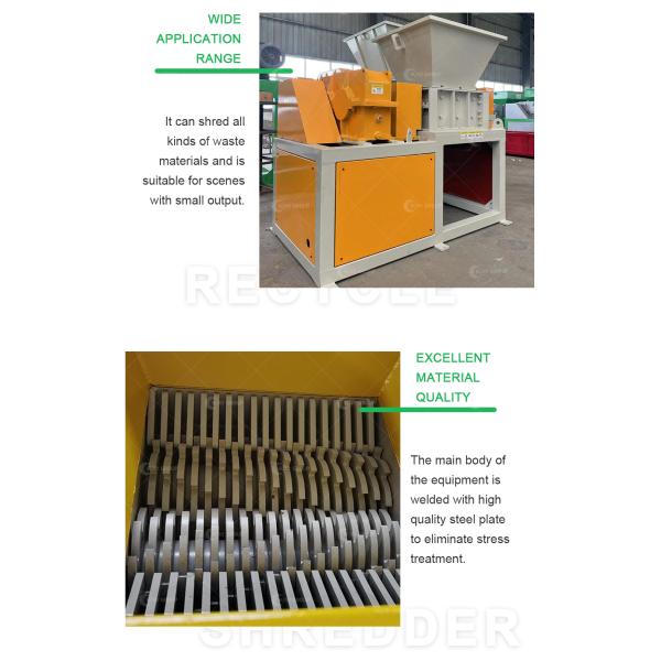 1200 * 600 * 1000 мм мини двойной вал бумаги картона шредер маленький пластиковый бутылки шредер