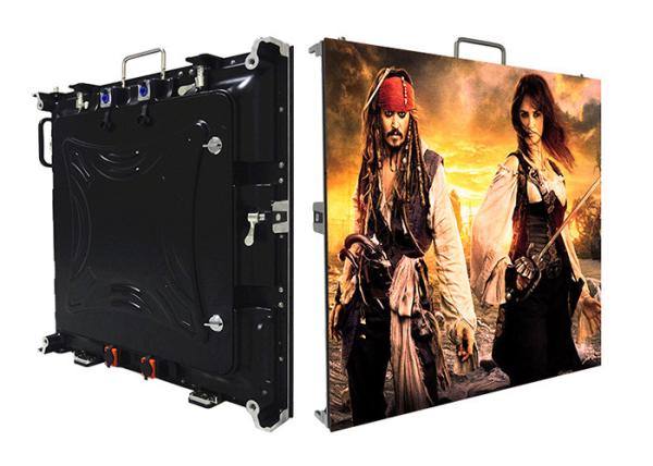 Super High Contrast Outdoor Led Screen Hire IP65 Black Lamp Full Color 1r1g1b P3.91