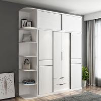 Moon White 1.8m Guarda-roupa Cabine de cima Cabine de canto
