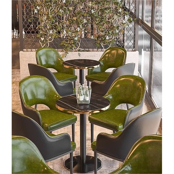Dining Sofa Seating Commercial Pub Hookah Lounge Restaurant Booth Sofa  Restaurant Table Chairs Set