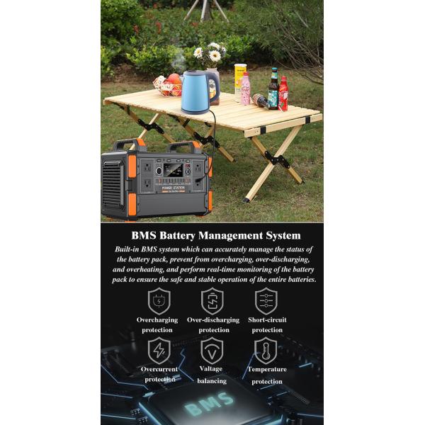 HP Power Smart Solar Generator 220V Portable Lifepo4 Power Station 3000W 1200W Rated Power MPPT Controller External Battery