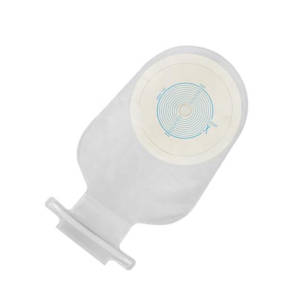 Plastic Hook High Barrier Soft PVDC CO Extrusion Film Ostomy Bag Transparent User Friendly For Wound Care