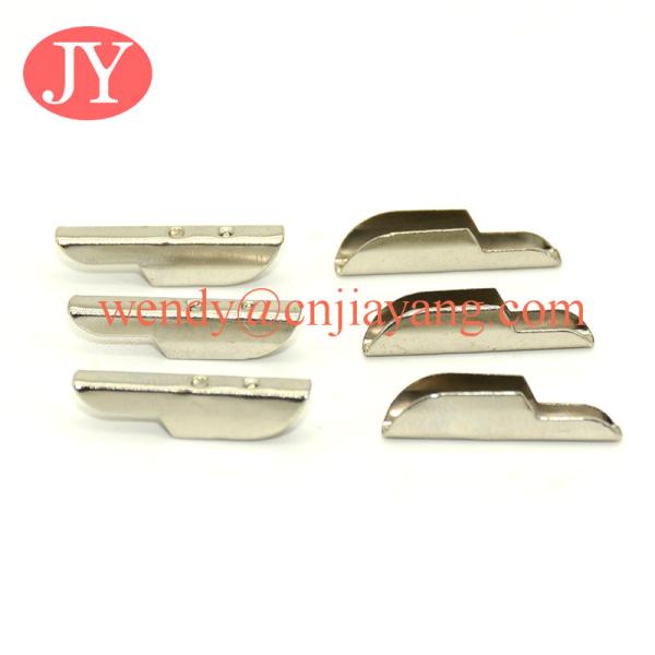 Silver plating 22mm metal T tip barb clips for cord