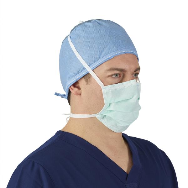 Type IIR 95% Min BFE Tie On 3 Ply Surgical Mask