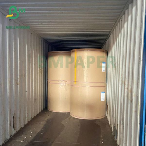 High Tensile Strength 80GSM 90GSM Semi Extensible Kraft Paper For Cement Bags Доска вкладыша 80GSM 90GSM Крафт, Semi раздвижная бумага Крафт для сумок цемента