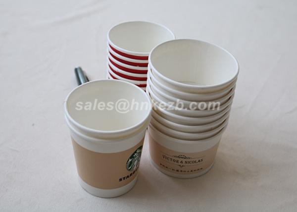 Multi Colored Stripes Dome Paper Ice Cream Cups With Wooden Spoon 8oz