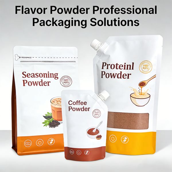 Food Grade High Barrier Leak Proof Stand Up Pouch for Powder and Food Packaging