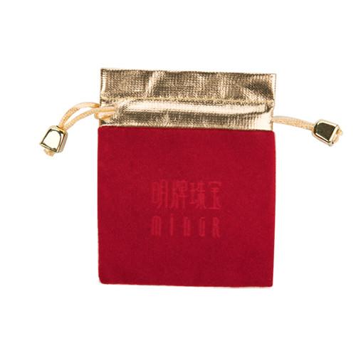 Sacos de cordão pequenos recicláveis para a joia, malote da joia do curso para a bolsa