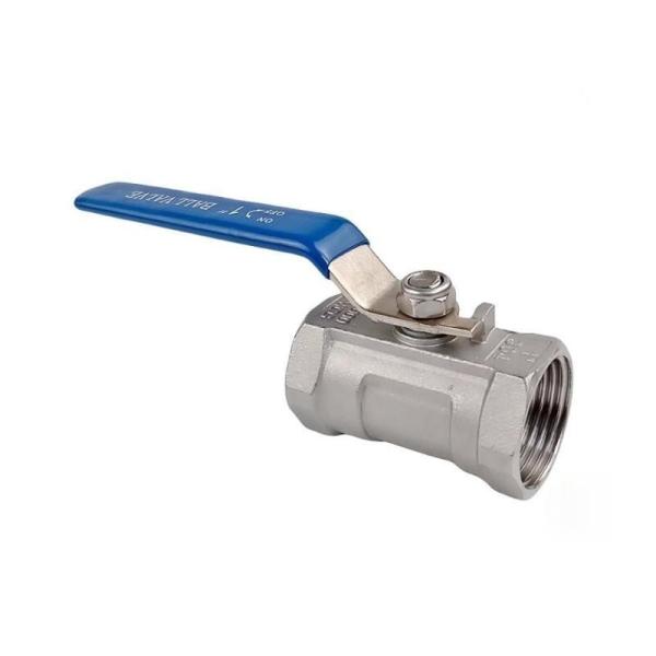 Manual Driving Mode 1000psi Investment Casting 1PC Ball Valve for Chemical Processing