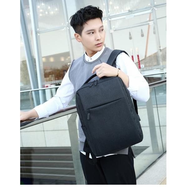 Custom Logo Fashion Style Travel School College Bag Smart USB Laptop Bag for Computer