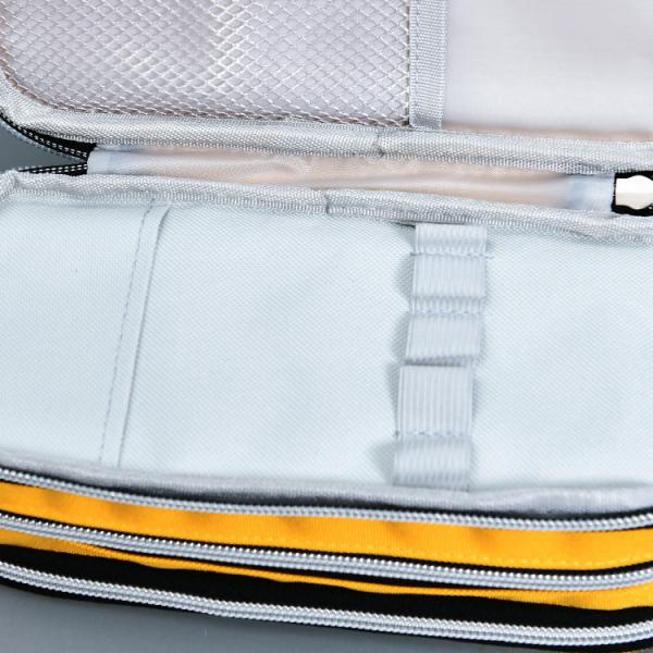 Large Capacity School Pencil Case Customized Canvas Pencil Bag with Colorful Pattern