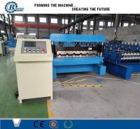 Rolo trapezoidalmente de aço galvanizado do telhado que forma a máquina com Decoiler hidráulico