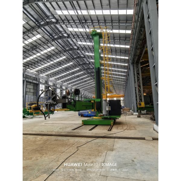 7x7 Column Boom Welding Manipulator with LINCOLN Tandem SAW Weld Machine