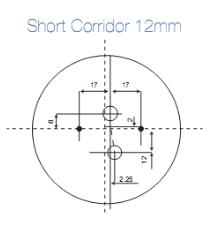 Grey / Brown Photochromic Progressive Lenses Blank 75mm Diameter 1.56 Index