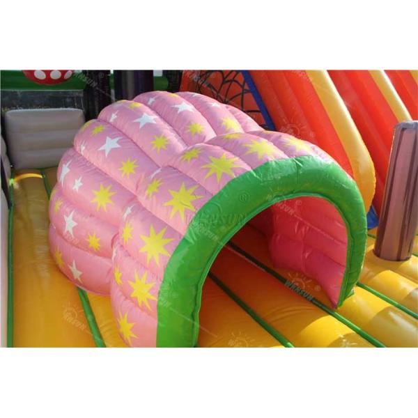 Halloween Witch Theme Kids Blow Up Bounce House With Customized Size