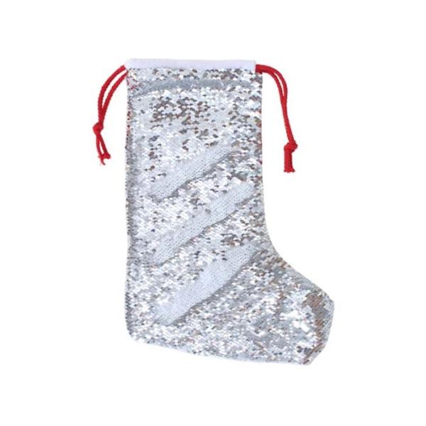 OEM Custom Sublimation Sequin Christmas Stocking Blanks Sublimation Christmas Decorations