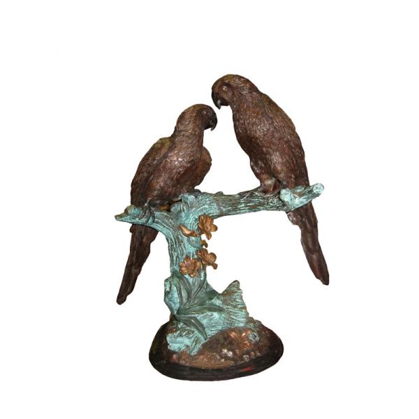 Antique Decorative Cast Iron Animal Statues Figurines European Art Design