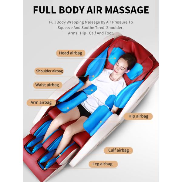 AI Controller Heated Back Kneading Massage Chair 3D Heating Therapy ROHS