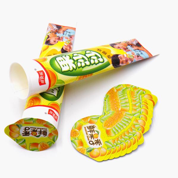 Custom Printing  22mm To 144mm Aluminum Foil Lid Paper Tube 120 Micron