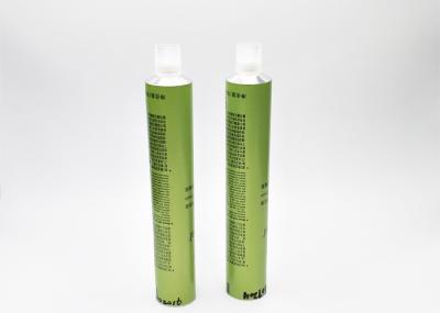 Customized Length Empty Metal Paint Tubes , Hair Colour Tube Sealed Opening Diameter 28MM